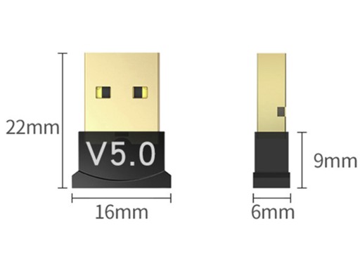 VYSOKORYCHLÝ ADAPTÉR BLUETOOTH DONGLE 5.0