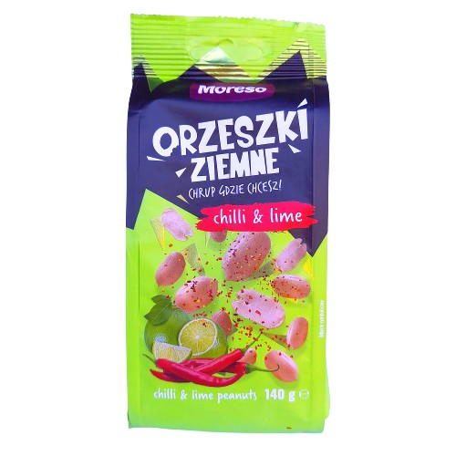 MORESO ARAŠIDOVÉ CHILLI & LIMETKA 140g DÁTUM: 31.03.2025