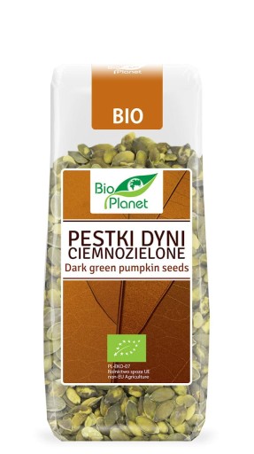 Tmavo zelené bio tekvicové semienka 150 g bio planet