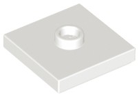 LEGO 87580 TANIER 2x2 biely (15g) 25 ks.