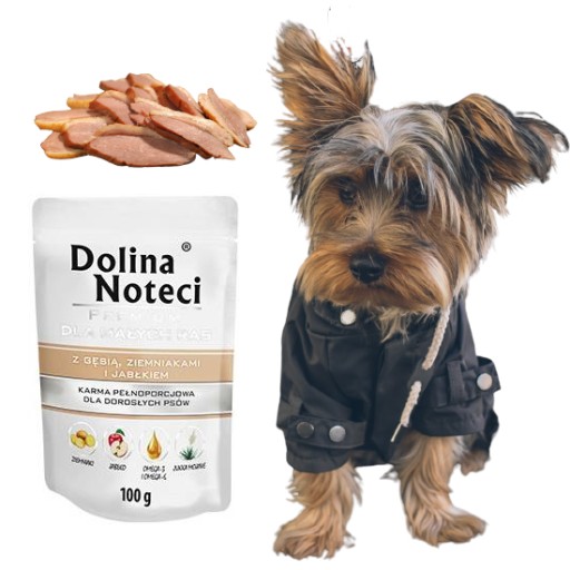 DOLINA NOTECI Hus, zemiaky a jablko pre malé plemená 100g
