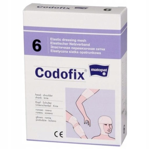 Codofix sieťka na obväz 6cm x 1m hlava, ram