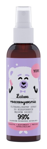 YOPE ultra jemný sprej na rozčesávanie pre deti