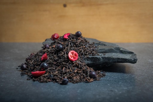 ČERVENÝ ČAJ PU ERH MALINA BRUSNICE PÓR 50g