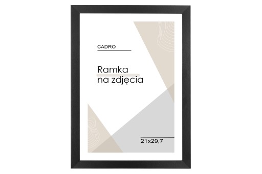 RÁMČEK A4 čierne rámy 21x30 cm na fotografie diplomová MDF 21x29,7