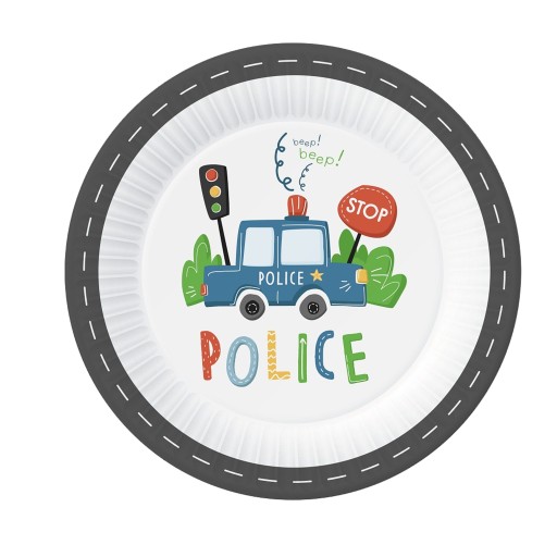 okrúhle PAPIEROVÉ TANIERE POLICAJNÉ 23cm 6KS GODAN