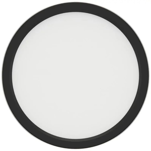 POVRCHOVÁ LED PANEL Stropná lampa 12W, okrúhla, ČIERNA
