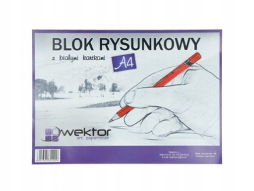 A4 PAPIER BIELY BLOK PRE DETI NA KRESLENIE BLOK