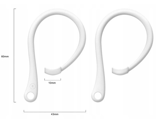 DRŽIAK HÁKU NA UCHY PRE AIRPODS PRO