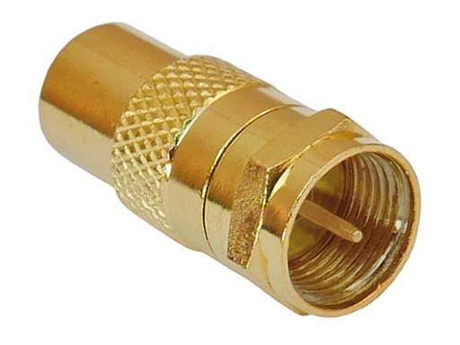 RF anténny adaptér F/wt-TV/wt HQ GOLD 75Ohm