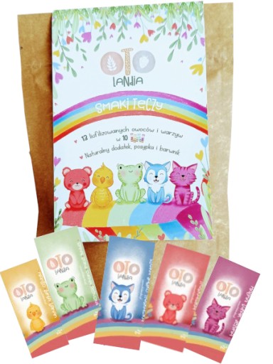 TU SÚ PRÍCHUŤ DÚHY AKO PRÚŽKY 10 VRECKOV OTOLANDIA 20 G