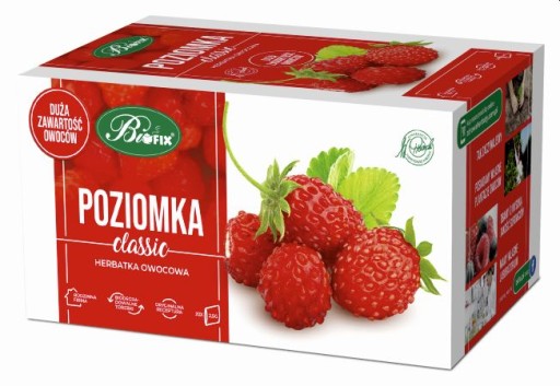 Bi Fix Jahodový čaj 25 vrecúšok