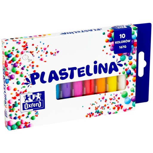Plastelína OXFORD 10 farieb, 2 balenia