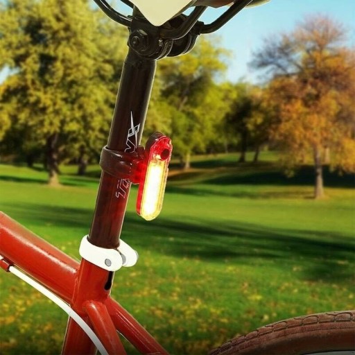Svetlo na bicykel predné zadné USB svetlá kompletná sada, vodotesné