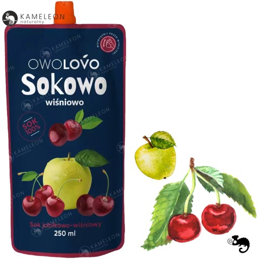OWOLOVO VIŠŇOVÉ BALENIE 3x VIŠŇOVÁ OVOCNÁ MOUSE 2x SMOOTHIE 1xŠŤAV 1,35KG