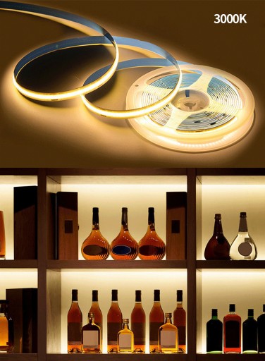 COB LED STRIP 12V 12w/m ip44 NEON TEPLA 1m LINKA