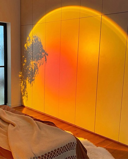 IMITÁCIA ZÁPADU SLNKA PROJEKTORA NÁLADOVEJ LAMPY