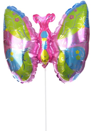 Fóliový BUTTERFLY BALLOON zvieratko motýľ 28cm