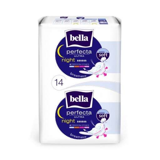 Bella Perfecta Ultra Night Extra Soft hygienické vložky 14