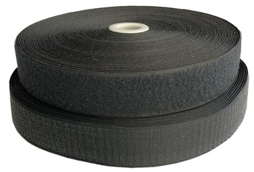 VELCRO 5cm KRAJČÍRSKA PÁSKA OBOJSTRANNÁ ŠEDÁ - 50mm