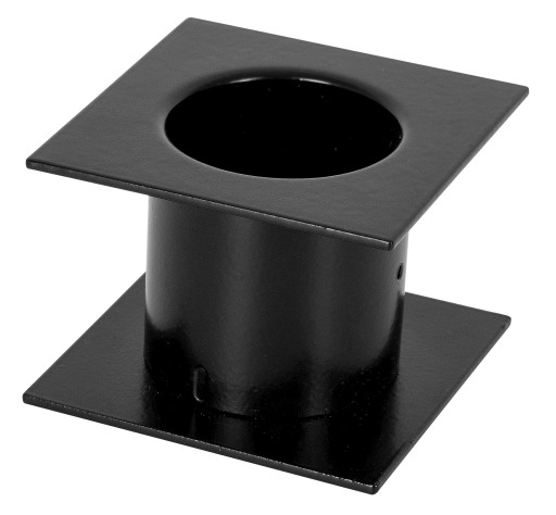 ŠTVORCOVÝ VENTILAČNÝ RUKÁV, matný čierny rukáv