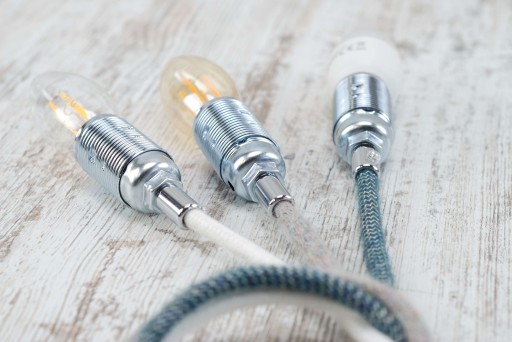 kovová pätica e14 pre LED spider žiarovku LOFT DIY