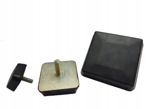 Štvorcový tlmič vibrácií DK50x50x20