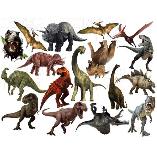 UMÝVAJÚCE DOČASNÉ TETOVANIE PRE DETI DETI DINOSAURY ORIGINÁLNE DIZAJNY