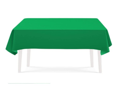 ZELENÉ fóliové prestieranie 137x276cm DEKORÁCIA NA PARTY STOL