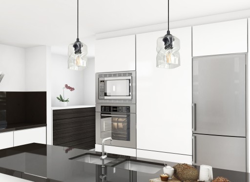 Sklenené závesné stropné svietidlo Luster 262T LED