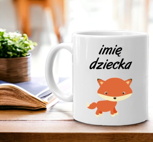 Hrnček s potlačou, darček pre dievča, chlapca, meno dieťaťa, mix vzorov