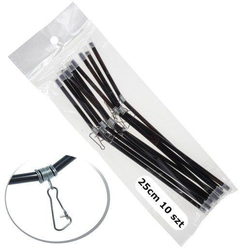 Rúrka proti zamotaniu 25 cm, ohnutá s grunt feeder grafikou, 10 kusov
