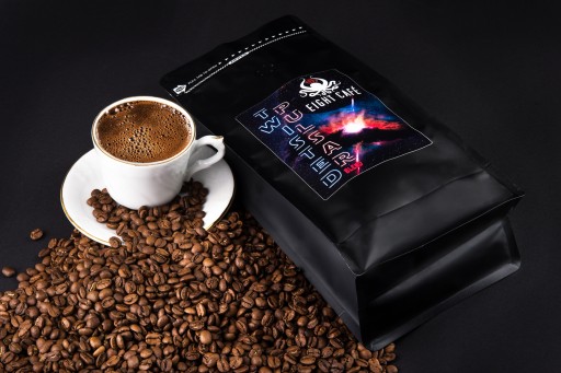 Zmes čerstvo pražených kávových zŕn Twisted Pulsar 50G pre kávovar na espresso