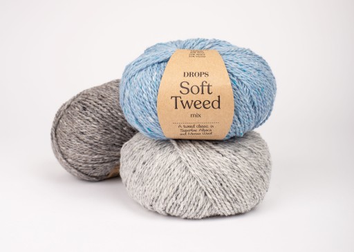 Priadza Drops Soft Tweed 10 Jeans