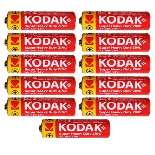 Kodak AA zinkovo-uhlíková batéria (R6) 11 ks.