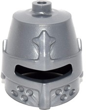 LEGO Knight's Helmet Castle Flat Silver 89520 6327809
