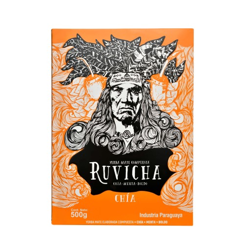 Yerba Mate Ruvicha chia 500g ENERGIE z Paraguaja