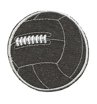 guľatá nášivka aplikácia termo výšivka M Patch nohavice