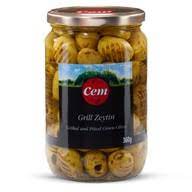 ZELENÉ OLIVY, GRILOVANÉ V MATERIÁLE, 360G CEM, TURECKO