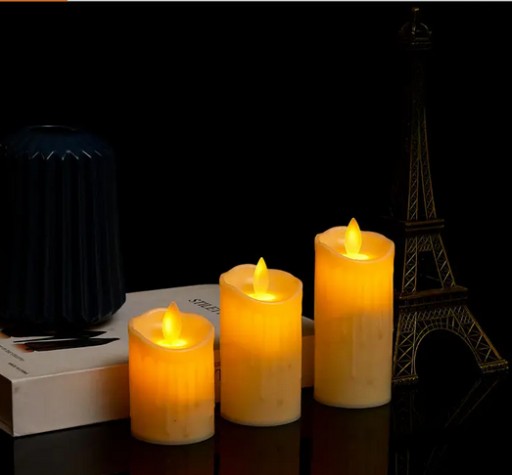 LED VLOŽKA SVIEČKY PRE SKVELÝ EFEKT PLAMEŇA SVIEČKY SVIEČKA 11CM SADA BATÉRIÍ