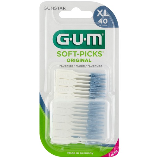 SUNSTAR GUM SOFT-PICKS ORIGINÁLNE MEDZIZUBNÉ KEFKY 40 KS XL KEFEK
