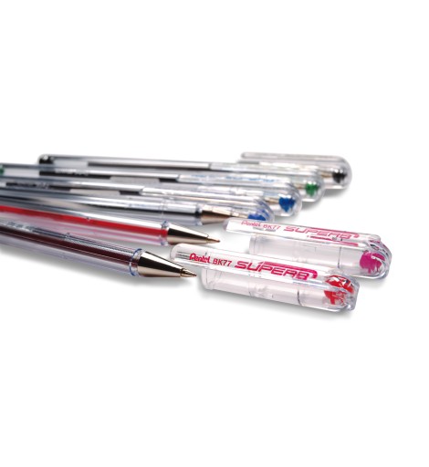 SUPERB 0,7MM pero PENTEL BK77-B červené
