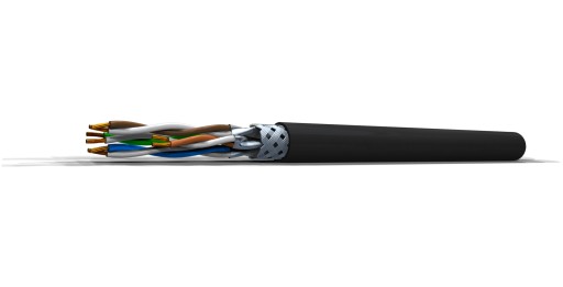 LAN S/FTP CAT.6a SIEŤOVÝ KÁBEL, VONKAJŠÍ ETHERNETOVÝ KÁBEL RJ45 CAT 6a 3m