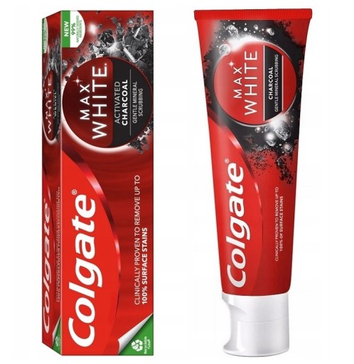 Colgate Max White Charcoal zubná pasta 75 ml