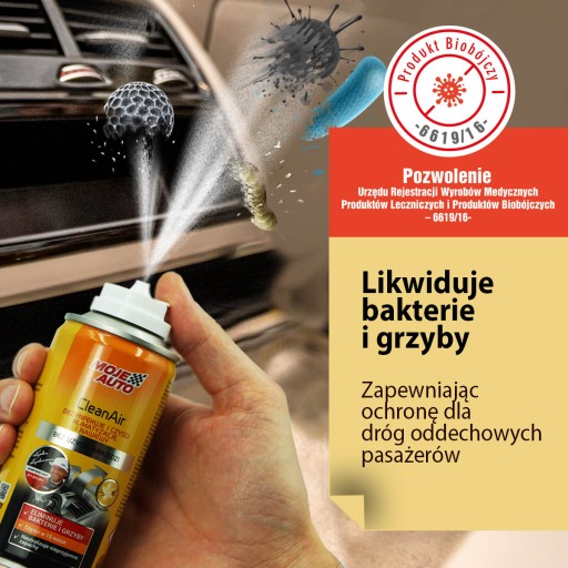 CleanAir ODSTRAŇOVAČ KLIMATIZÁCIE VANILKA 150ml