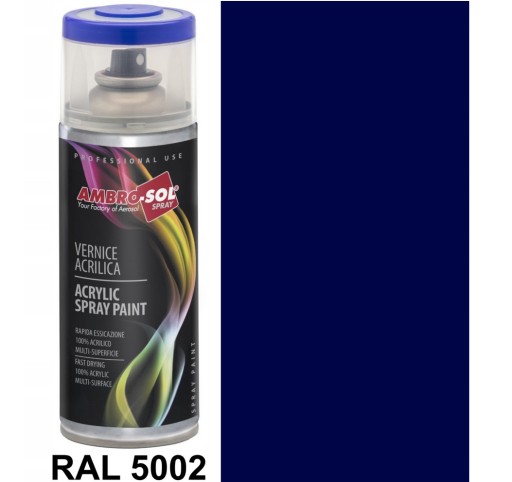 Ultramarínový modrý lak 400 ml, lesklý RAL5002
