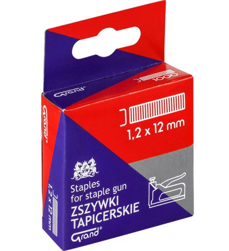 Spony 12 / 12 mm pre odberovú zošívačku 1000 ks