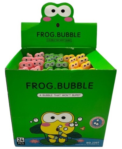 MINI mydlové bubliny žabka