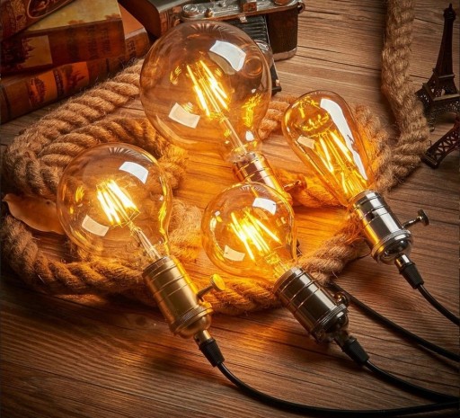 E27 S14 1W retro teplá LED festónová žiarovka