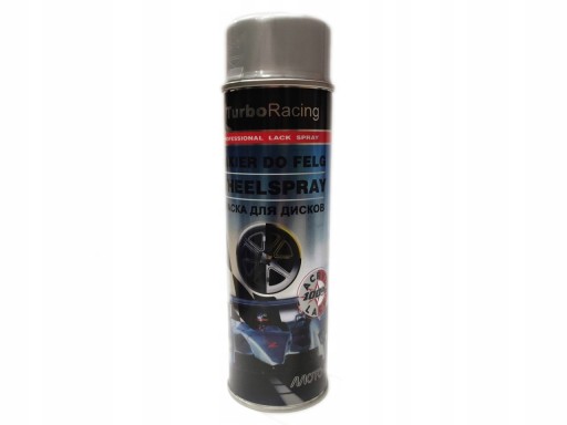 DARČEK ZADARMO# MOTO-K RIMS FARBA STRIEBORNÁ SPREJ 500ml